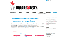 Desktop Screenshot of genderatwork.be