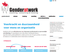 Tablet Screenshot of genderatwork.be